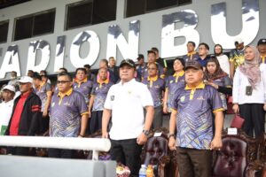 Ratusan Pemain Dan official Ramaikan Turnamen Sepakbola Antar OPD Piala Gubernur 2023