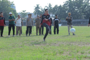 Ratu Dewa Buka Turnamen U20 Yang Dikuti 17 Club Bola Di Kota Palembang