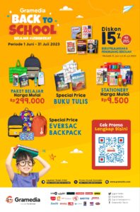 Lebih Dekat Dengan Pelajar, Gramedia Palembang Burlian berikan Promo Menarik Hingga 31 Juli 2023