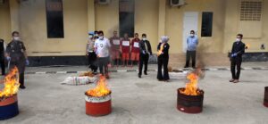 Polda Sumsel Musnahkan Barang Bukti Narkoba