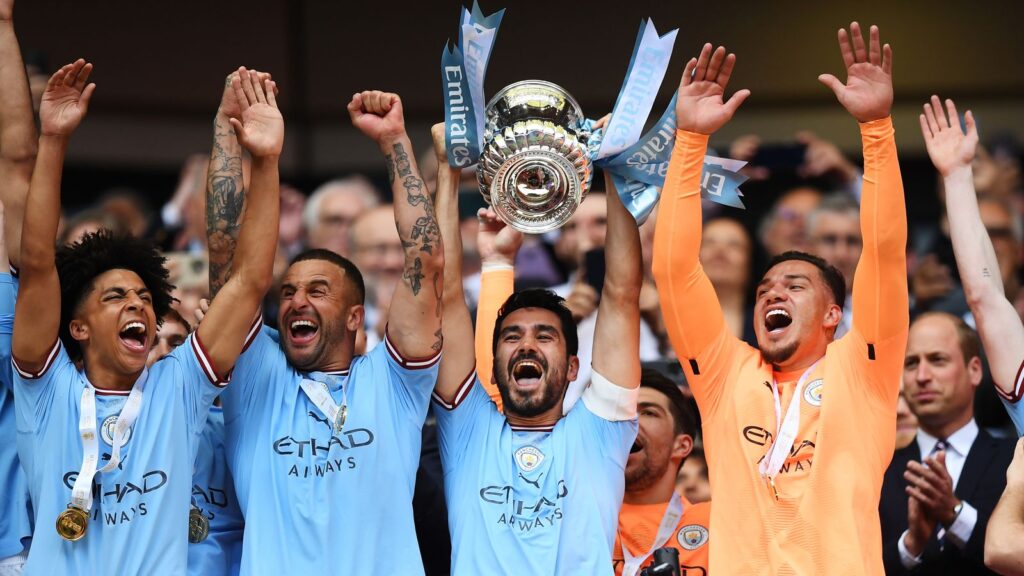 Manchester City Treble Winner