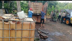 Polres Ogan Ilir Bongkar Sindikat Penimbun BBM Subsidi Ilegal