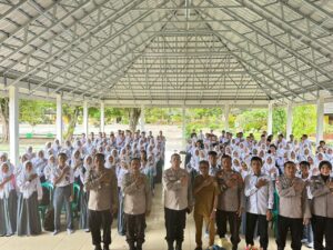 Polres OI Ingatkan Siswa SMAN 1 Indralaya Bahaya Bullying
