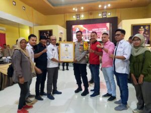 SMSI Banyuasin Berikan Penghargaan dan Ucapan Terima Kasih Kepada AKBP Imam Safi’i