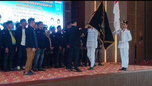 Hadiri Pelantikan PWI OI, Panca Berharap PWI Jadi Pelopor Pemberitaan Berimbang