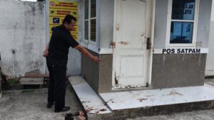 Diserang OTK, Security Perumahan Di Kalidoni Palembang Terkena Luka Bacok