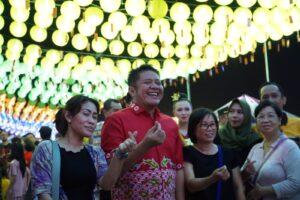 Gubernur Herman Deru Buka Sriwijaya Lantern Festival Di Palembang