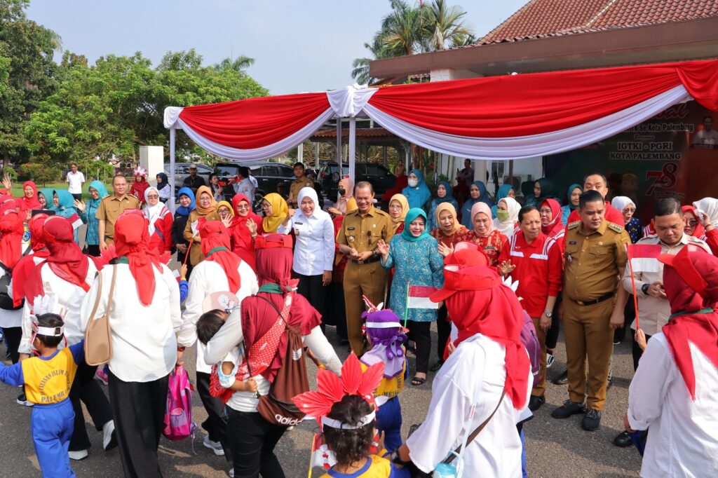 Harnojoyo Apresiasi Carnaval Anak TK Pada HUT RI ke 78