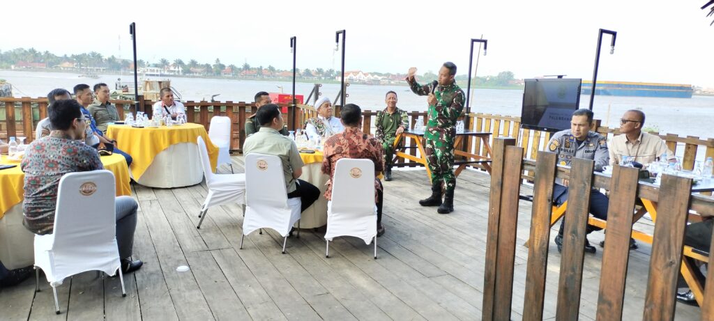 Bina Potensi Maritim, Berdama Stake Holder Lanal Palembang Bakal Bangun Dermaga Getek Di I Ilir