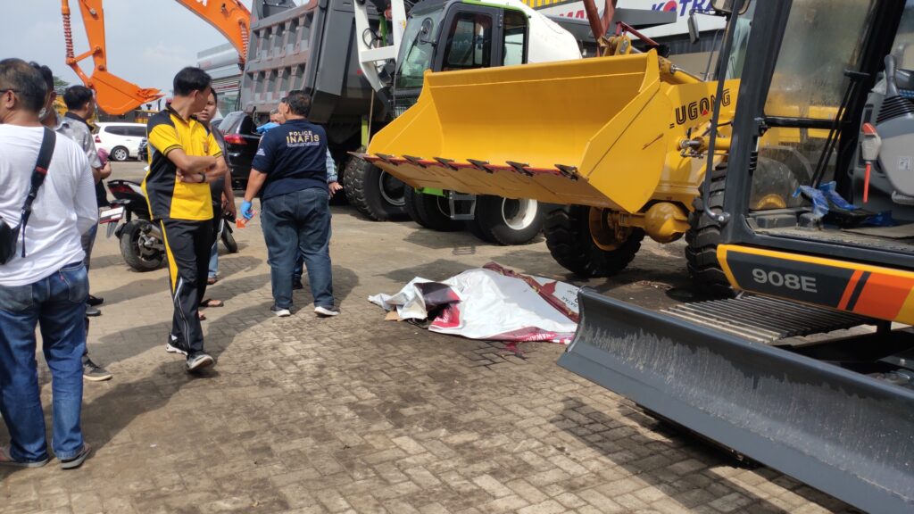Mekanik PT Cakra Indo Pratama Tewas Tertimpa Alat Berat Saat Bekerja