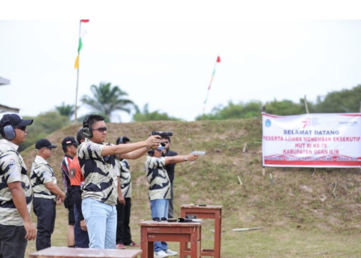 Perkuat Hubungan, Forkopimda Di OI Ikuti Lomba Menembak Eksekutif