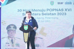 Gubernur Sumsel Launching Maskot POPNAS