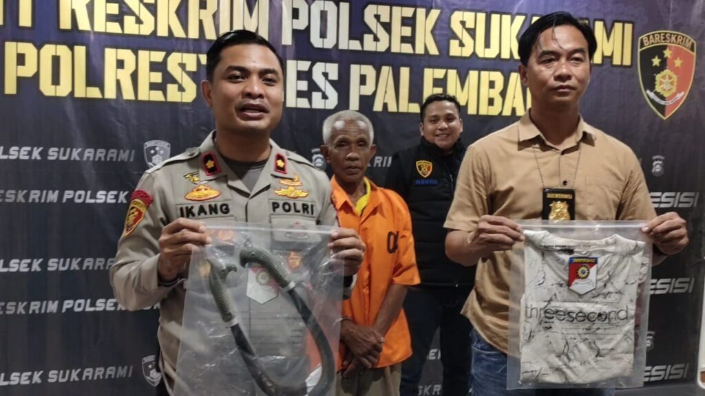 Habis Kesabaran Karena Anaknya Sering Ditegur dengan kalimat Tak Baik, Kakek Di Palembamg Tusuk Tetangganya