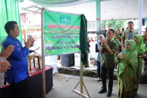 Ratu Dewa Resmikan Kampung Binaan Muslimat NU Di Palembang