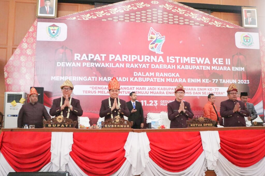 PJ Gubernur Sumsel Apresiasi Capaian Kinerja Pemkab Muara Enim