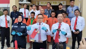 Pelaku Perampokan Toko Emas Di Pasar Pendopo Pali Belum Sempat Nikmati Hasil Curiannya