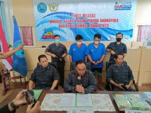 Sindikat Jaringan Narkoba Pekan Baru Diringkus BNNP Sumsel, Dutemukan 5 Kg Sabu Siap Diedarkan Di Palembang