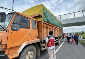 Lebihi Batas Kapasitas, Angkutan Berat Dilarang Melintas Di Tol Palindra