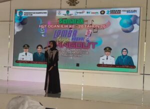 Puluhan Orang Ikuti Lomba Menyanyi Dangdut DI HUT OI Ke 20