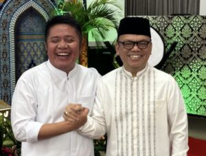 Beri Sinyal Berpasangan, Herman Deru dan Joncik Muhammad Saling Puji di depan Kader HMI dan KAHMI