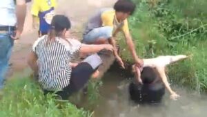 Terseret 15 Meter Bocah Tiga Tahun Selamat Dari Maut, Usai Tenggelam di Selokan