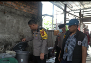 Polres Prabumulih Grebek Pabrik Miras