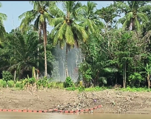 Kebocoran Gas Sumur Tua Di Pali Ancam Keselamatan Warga