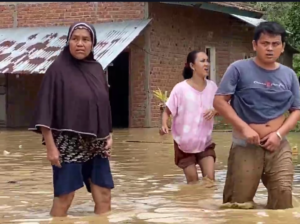 Sungai Rupit Meluap, Belasan Desa Terendam Air