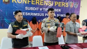 Subdit Siber Ditreskrimsus Polda Sumsel Bongkar Aksi Ilegal Akun Judi Online