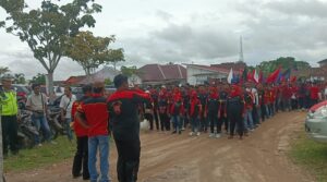 Ratusan Buruh Di OKI Gelar Demonstrasi, Minta Pengupahan Yang Layak