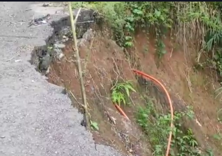 Jalur Lintas Alternatif Lahat-Pagaralam Nyaris Putus