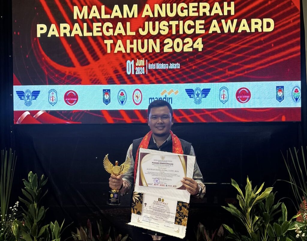 Jadi Peserta Terbaik Tingkat Nasional, Aldiwan Lurah Tanjung Kupang Menyandang Gelar NL.P