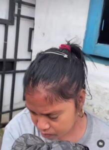 Modus Meminta Sumbangan, Emak Emak Ini Tertangkap Basah Curi Pakaian Warga