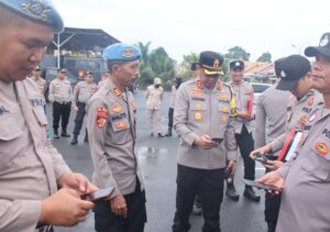 Cegah Anggota Main Judi Online, Kapolres OKI Cek HP Jajarannya