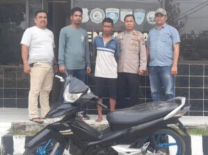 Larikan Motor Teman Karena Kacanduan Judol, Remaja Di OI Diringkus Polisi