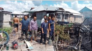 Tiga Rumah Warga OKI Hangus Terbakar, Penyebab Kebakaran Masih Diselidiki Polisi
