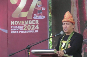 KPUD Prabumulih Launching Pilkada Serentak 2024
