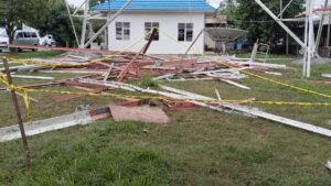 Diduga Kurang Safety, Pekerja Perusahaan Vendor Terjatuh Saat Bongkar Tower di Halaman TVRI