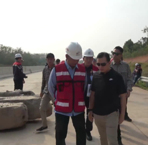 Pj Gubernur Sumsel Dorong Percepatan Penyelesaian Tol Kapal Betung