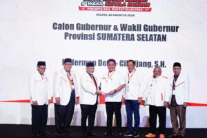 Pasangan Cagub dan Cawagub Sumsel HDCU Resmi Kantongi B1 KWK dari DPP PKS