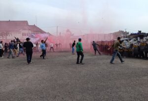 Perkuat Personel Dalam Pengamanan Pilkada Serentak, Polres OKI Simulasikan Situasi Chaos