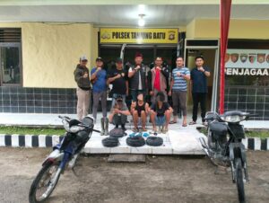 Polsek Tanjung Batu Tangkap Kompolotan Pencuri Kabel Underground