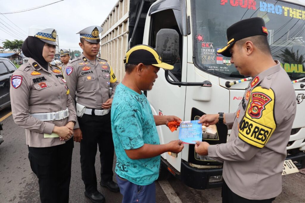 Operasi Keselamatan Musi  2025, Polisi Edukasi Pengendara