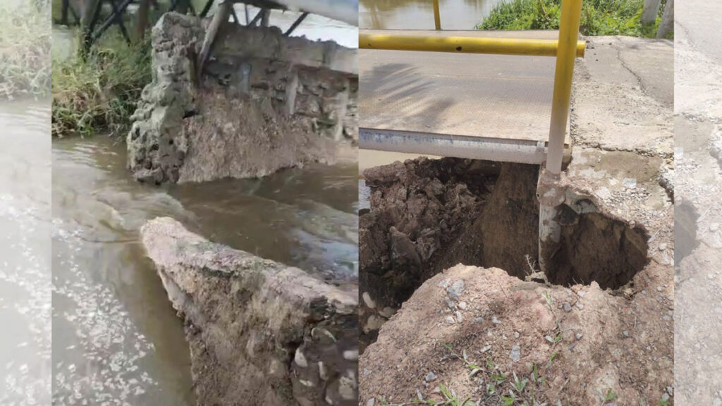 Jembatan Lubuk Rukam-Muara Kumbang Terancam Ambruk