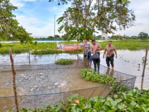 Polsek Pemulutan Budidaya Ikan Dukung Ketahanan Pangan