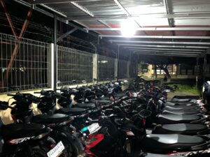 Polres Ogan Ilir Layani Penitipan Kendaraan Bagi Warga Yang Mudik