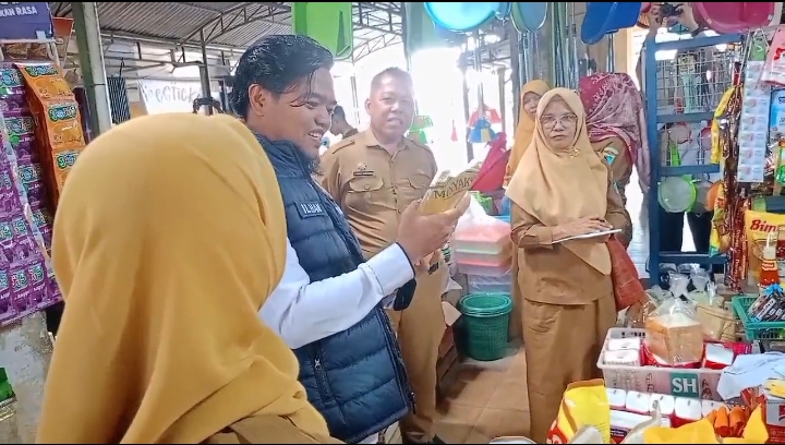 Polisi Dan Disperindagkop Ogan Ilir Sidak Pasar