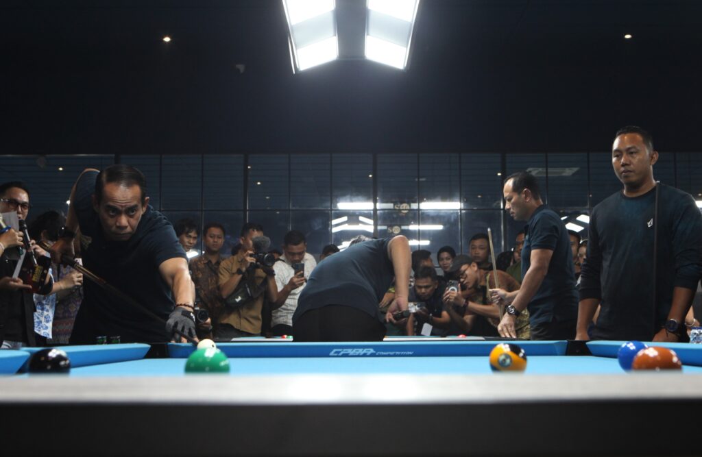 Relung Billiard Challenge 2025-Kapolda Sumsel Cup Resmi Dimulai, Dari Forkopimda hingga Jurnalis Adu Bakat Sodok Bola