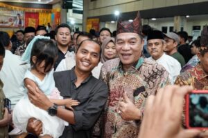 Bupati Toha dan Wabup Rohman Halal Bihalal Bareng Pengurus IKM Sekayu