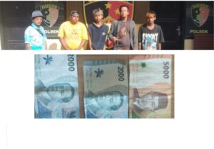 Tekan Praktek Pungli, Polsek Indralaya Amankan 5 Pria Di Parkiran Pasar